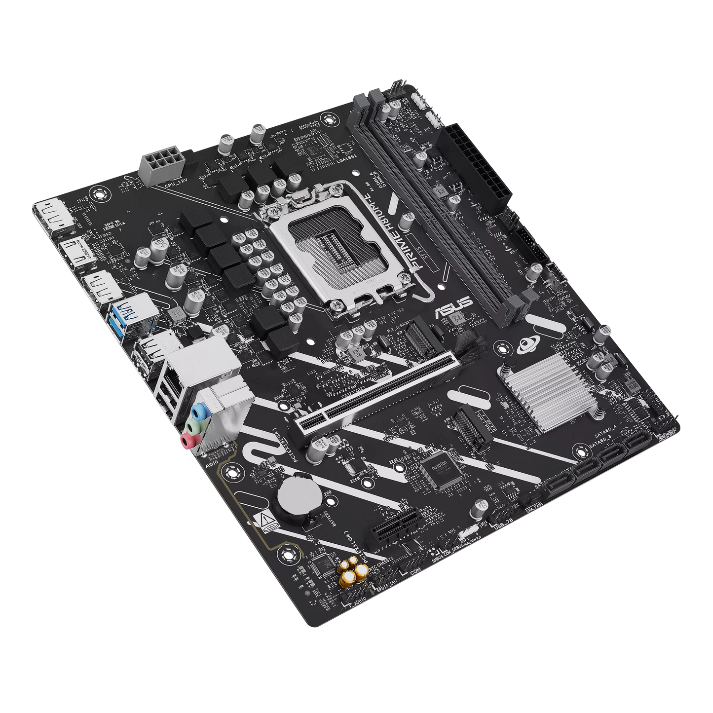 Mb Asus H810 Intel S-1851 Serie 2 /2x Ddr5 6400 /hdmi /2x Dp /2x M.2 /2x Usb 3.2 /micro Atx /gama Basica