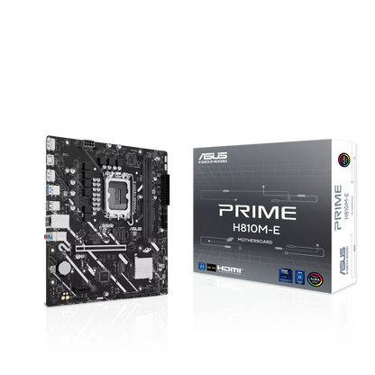 Mb Asus H810 Intel S-1851 Serie 2 /2x Ddr5 6400 /hdmi /2x Dp /2x M.2 /2x Usb 3.2 /micro Atx /gama Basica