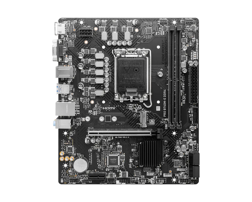 Mb Msi B760 Intel S-1700 14a/13a/12a Gen/2x Ddr4 4800/hdmi/m.2/4x Usb3.2/matx/gama Media
