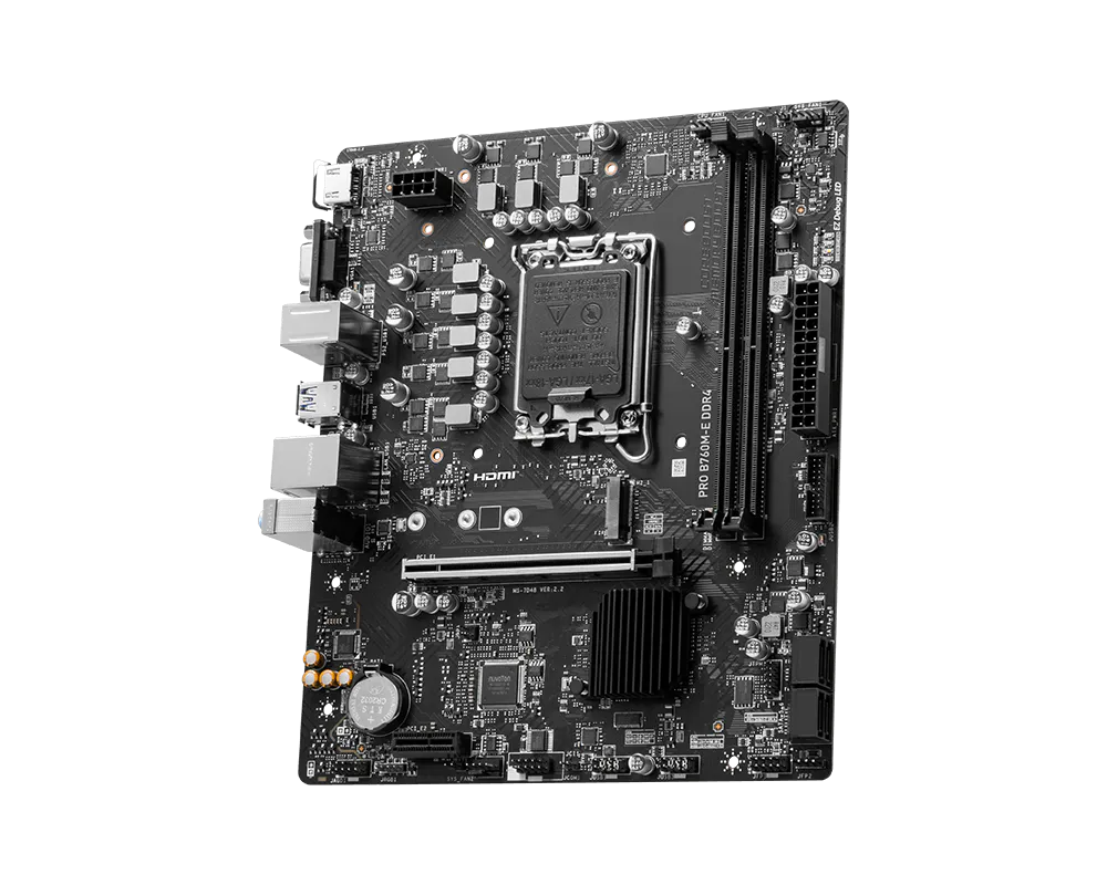 Mb Msi B760 Intel S-1700 14a/13a/12a Gen/2x Ddr4 4800/hdmi/m.2/4x Usb3.2/matx/gama Media