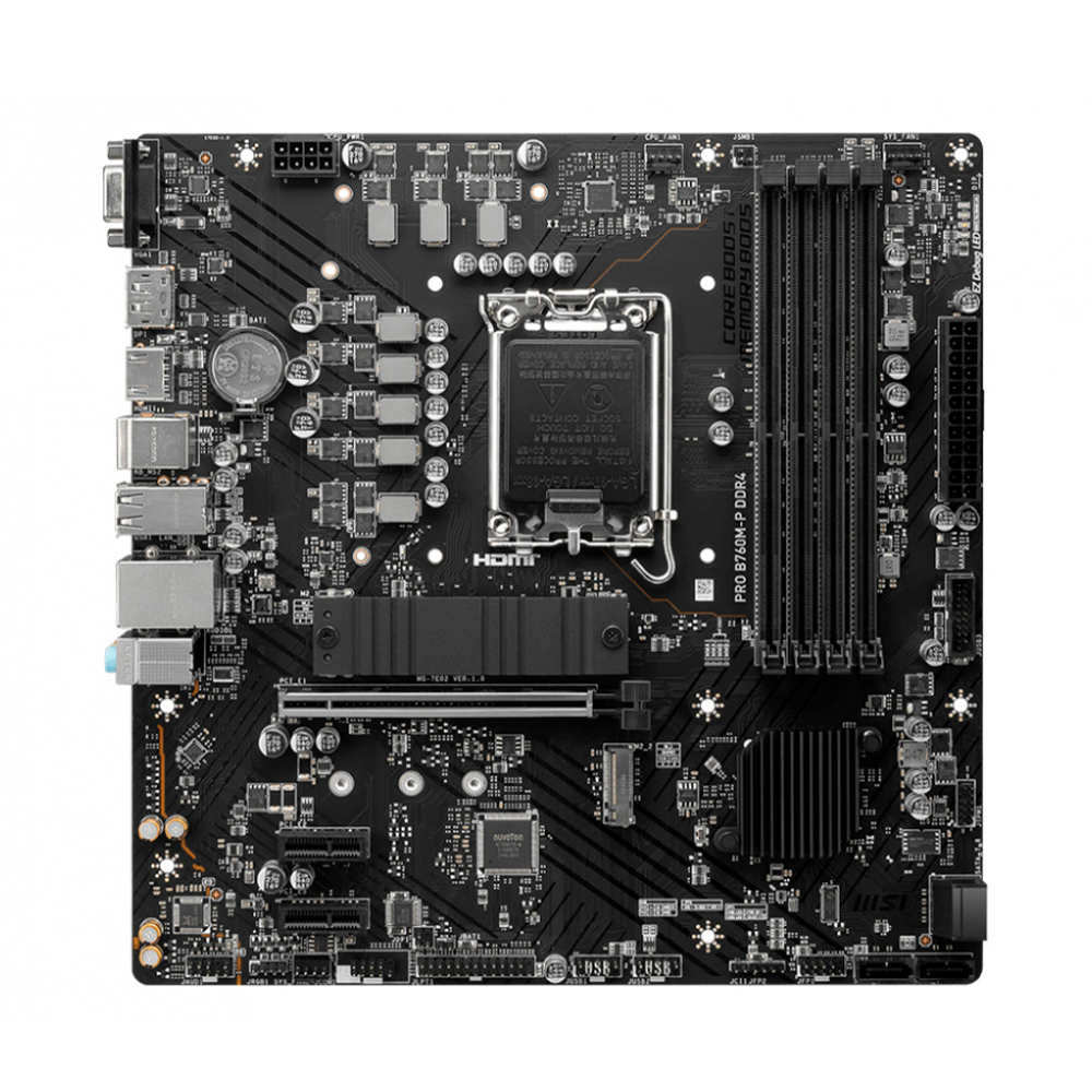Mb Msi B760 Intel S-1700 14a/13a/12a Gen/4x Ddr5 4800/1xdp/hdmi/m.2/4x Usb3.2/usb-c/atx/gama Media/rgb