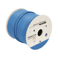 Bobina de Cable Siamés Cat6 UTP 100% Cobre + 2 Cables Gruesos (18 AWG) para Alimentar Cámaras Más Lejos / 305m / Instalación en Exterior / Uso Industrial para Climas Extremos