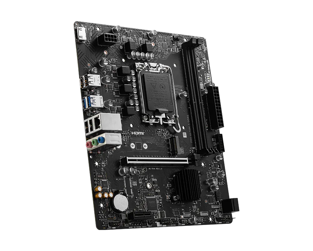 Mb Msi H610 Intel S-1700 14a Gen/2xddr4 64max 3200mhz/pcie 4.0/hdmi/dp/2xusb 3.2/m.2/micro Atx/gama Basica