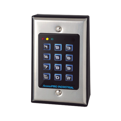 Teclado Industrial Autónomo con Lector de Proximidad Integrado para interior.