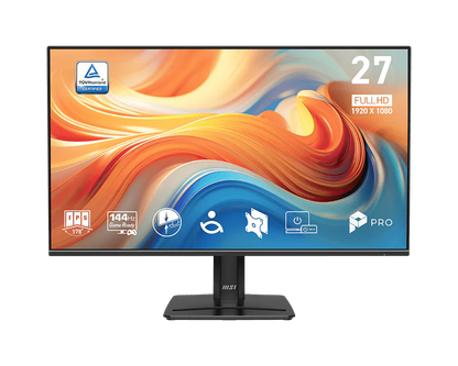 Monitor  Profecional Msi Pro Mp271 E14a /27 Fhd / 144 Hz/1xhdmi/dispayport1.2