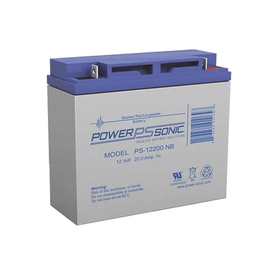 Batería 12V, 20AH, Para Respaldo, Tecnologías AGM/VRLA, 5 Años Vida Útil, Terminales NB2, Reconocida UL