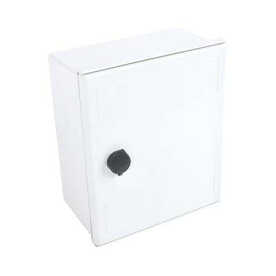 Gabinete De Poliéster Ip65 Uso En Intemperie (250 X 300 X 140 Mm) Con Placa Trasera Interior De Plástico (incluye Chapa Y Llave).