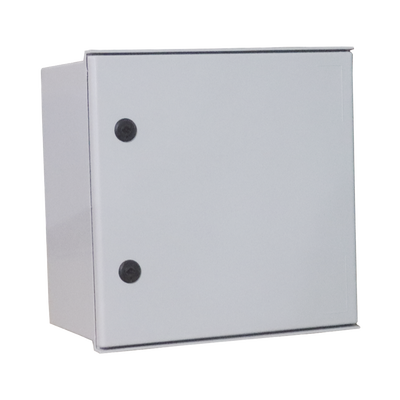 Gabinete De Poliéster Ip65 Uso En Intemperie (400 X 400 X 200 Mm) Con Placa Trasera Interior De Plástico (incluye Chapa Y Llave).