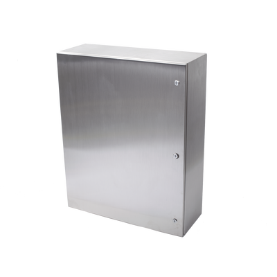 Gabinete de Acero Inoxidable IP66 Uso en Intemperie (800 x 1000 x 300 mm) con Placa Interna Galvanizada.