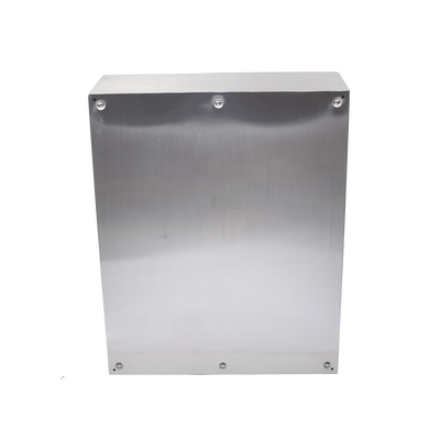Gabinete de Acero Inoxidable IP66 Uso en Intemperie (800 x 1000 x 300 mm) con Placa Interna Galvanizada.
