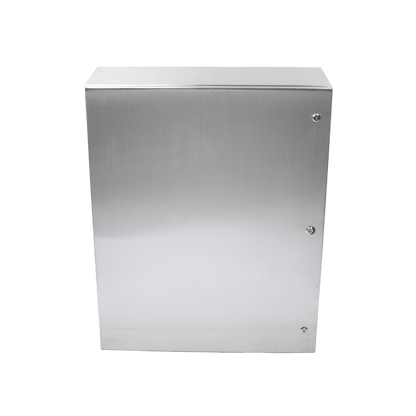 Gabinete de Acero Inoxidable IP66 Uso en Intemperie (800 x 1000 x 300 mm) con Placa Interna Galvanizada.