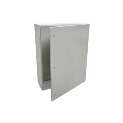 Gabinete De Acero Ip66 Uso En Intemperie (800 X 1200 X 400 Mm) Con Placa Trasera Interior Metálica Y Compuerta Inferior Atornillable (incluye Chapa Y Llave).