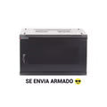 Gabinete PRECISION, Con Puerta de Cristal Templado, de 19in, 9UR, 450mm de Profundidad, Color Negro