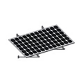 Montaje Para Módulos Solares En Muro Con Espesor De 35-40mm, Riel 1400mm