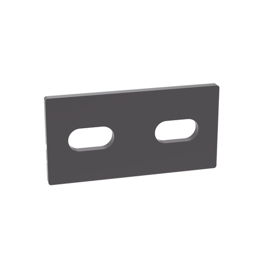 Kit de 12 Piezas de Barra de Empalme de 2 Orificios, Para Fabricación de Curvas con Charola Wire Basket en Campo, Color Negro