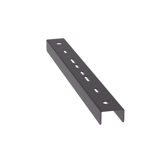 Soporte Tipo Trapecio Para Charola Wire Basket, Hasta 12 in (300 mm) de Ancho, Uso con Varillas Roscadas de 1/2 in, Color Negro