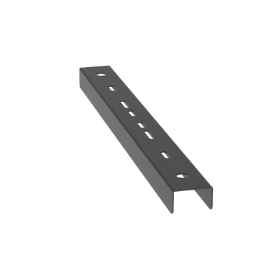 Soporte Tipo Trapecio Para Charola Wire Basket, Hasta 12 In (300 Mm) De Ancho, Uso Con Varillas Roscadas De 1/2 In, Color Negro