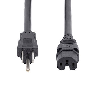 Cable De Corriente De 2.4m De Alimentacin Para Computadora - Servicio Pesado - 14awg - Nema 5-15p A C15 - 15a 125v - Startech.com Mod. Pxt515c158