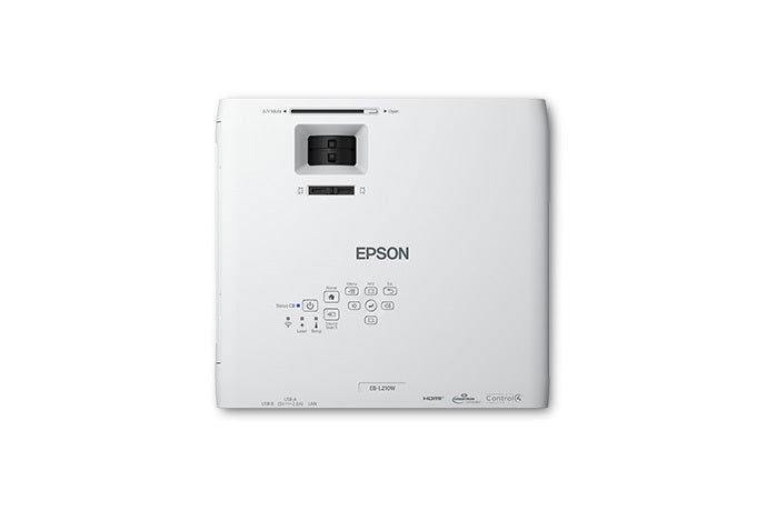 Videoproyector Epson Powerlite L210w, 3lcd, Wxga, 4500 Lumenes, Red, Usb, Hdmi, Wifi, Miracast Laser.