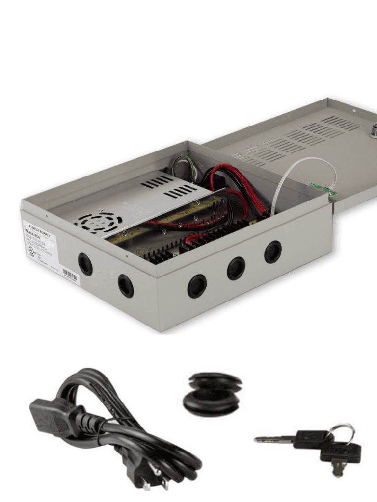 Fuente De Poder Saxxon 12v Cd/ 30 Amperes/ Distribuidor Para 18 Camaras/ 1.65 Amperes Por Canal/ce/ Fcc/ Certificacion Ul