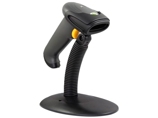 Lector De Codigos De Barra Ghia Gslb1 / 1d / Laser / Usb / Con Base / Negro