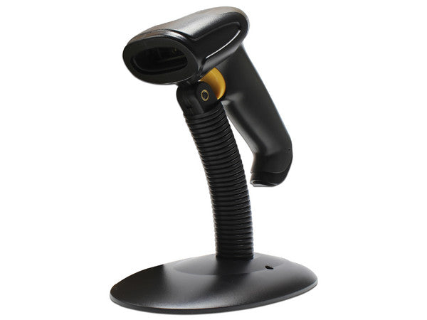 Lector De Codigos De Barra Ghia Gslb1 / 1d / Laser / Usb / Con Base / Negro