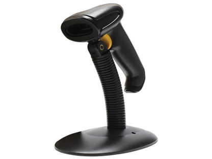Lector De Codigos De Barra Ghia Gslb1 / 1d / Laser / Usb / Con Base / Negro