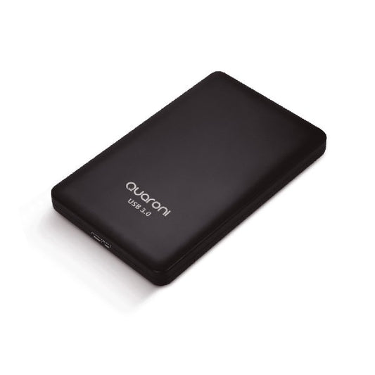 Carcasa Enclosure Quaroni Para Discos Duros/ssd 2.5 Pulgadas De 7mm/9.5mm Sata Usb 3.0 Color Negro