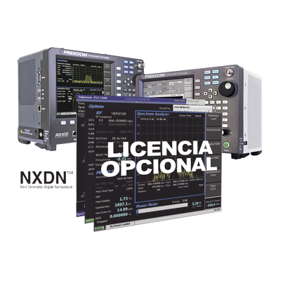 Opción de Software para prueba de Sistemas con Protocolo NXDN en R8000 /R8100.