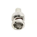 Conector Bnc Macho De Anillo Plegable Para Cable Rg-6, Níquel/ Oro/ Teflón.