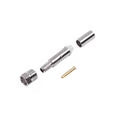 Conector Fme Hembra De Anillo Plegable Para Cable Rg-58/u, Níquel/ Oro/ Teflón.