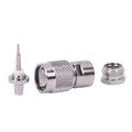 Conector Tnc Macho De Rosca Para Cable Rg-58/u, Grupo C, Níquel/ Plata/ Delrin.