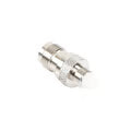 Adaptador En Línea, De Conector Tnc Hembra A Fme Hembra, Niple Europeo, Níquel/ Oro/ Teflón.