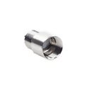 Conector UHF Hembra (SO-239) en Línea de Rosca para RG-8/U, 9913, LMR-400, Níquel/ Plata/ Teflón.