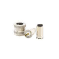 Conector Mini UHF Macho para cables RG-58/U, RG-142/U, Níquel/ Plata/ Teflón.