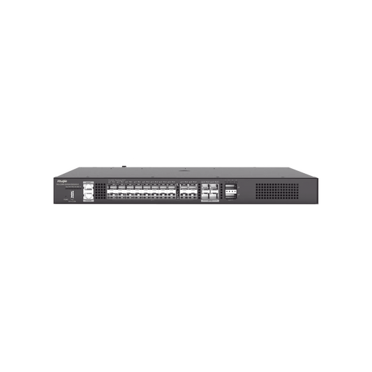Switch Core Distribuidor para Fibra con 20 Puertos SFP+ (10G), 4 Puertos SFP28 (25G) y 2 Puertos QSFP+ (40G)