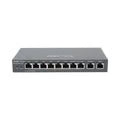 Router Balanceador con Función SD-WAN, PoE+ hasta 110w, 10 puertos gigabit (8 puertos PoE), soporta 4x WAN configurables, hasta 200 clientes con desempeño de 1,000 Mbps