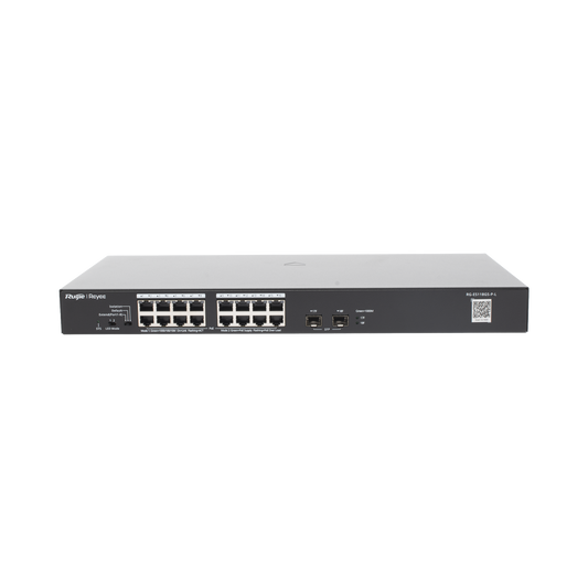 Switch PoE+ No Administrable con 18 Puertos Gigabit y 2 Uplinks Gigabit hasta 247 Watts