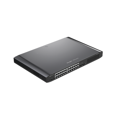 Switch Smart Poe Con 24 Puertos Gigabit Poe 802.3af/at + 2 Sfp Para Fibra 1gb, Gestión Gratuita Desde La Nube, 370w