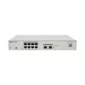 Switch Administrable Poe Capa 2, Con 8 Puertos Gigabit Poe 802.3af/at + 2 Sfp Para Fibra 1gb, Gestión Gratuita Desde La Nube, 125w