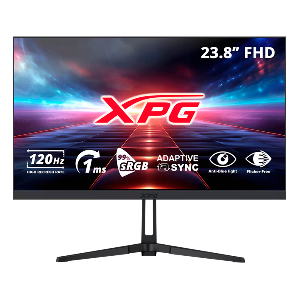Monitor Adata Xpg Rift R24f2 Plano 23.8 Pulgadas In Ips 1920x1080fhd 120hz 1ms Negro (rift R24f2 Bkcmx)