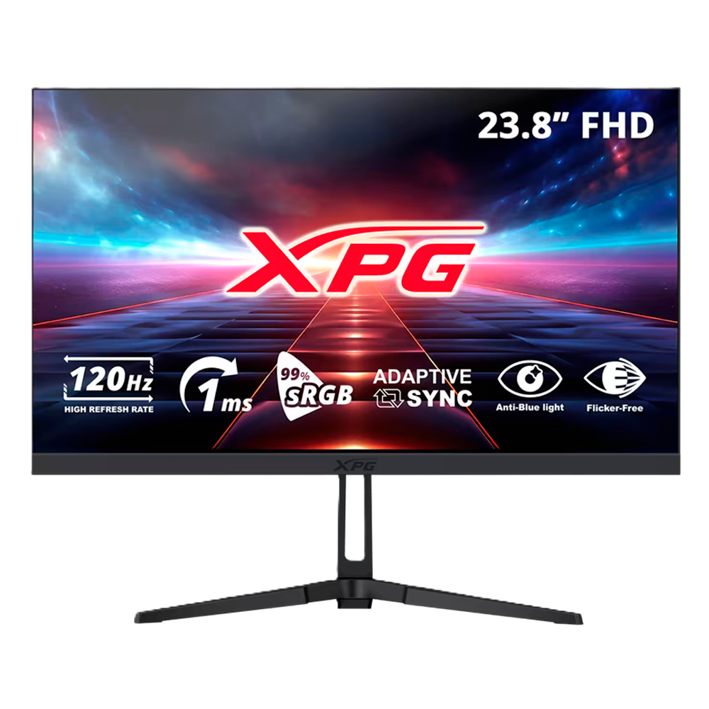 Monitor Adata Xpg Rift R24f2 Plano 23.8 Pulgadas In Ips 1920x1080fhd 120hz 1ms Negro (rift R24f2 Bkcmx)