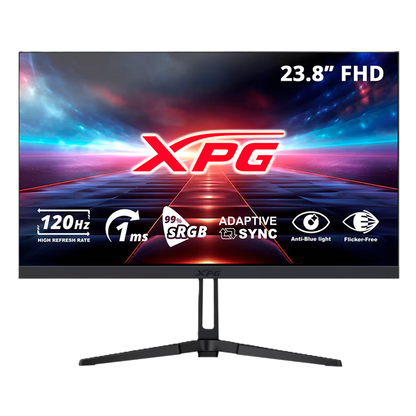 Monitor Adata Xpg Rift R24f2 Plano 23.8 Pulgadas In Ips 1920x1080fhd 120hz 1ms Negro (rift R24f2 Bkcmx)