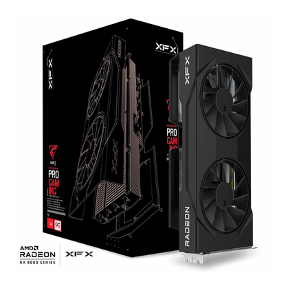 Tarjeta De Video Xfx Swift Rx 9060 Xt Dual Fan / 16gb/ Gddr6/ Pcie 5.0/128 Bit/gama Alta