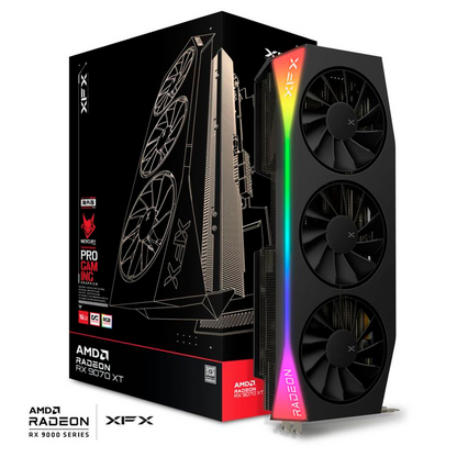 Tarjeta De Video Xfx Mercury Rx 9070xt/ Rgb/16gb/ Gddr6/ Pcie 5.0/256 Bit/gama Alta