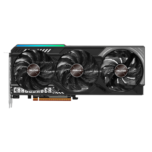 Tarjeta De Video Asrock Amd Radeon Rx 9070 Xt Challenger/16gb Gddr6/pcie 5.0 X 16/128 Bits/boost Clock 2970 Mhz/triple Fan Con Indicador Led/1 Hdmi 2.1/2 Displayport 2.1/resolucion Max 8k