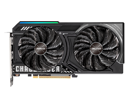 Tarjeta De Video Asrock Amd Radeon Rx 9060 Xt Challenger Oc/8gb Gddr6/pcie 5.0 X 16/128 Bits/boost Clock 3290 Mhz/dual Fan Con Indicador Led/1 Hdmi 2.1/2 Displayport 2.1/resolución Max 8k