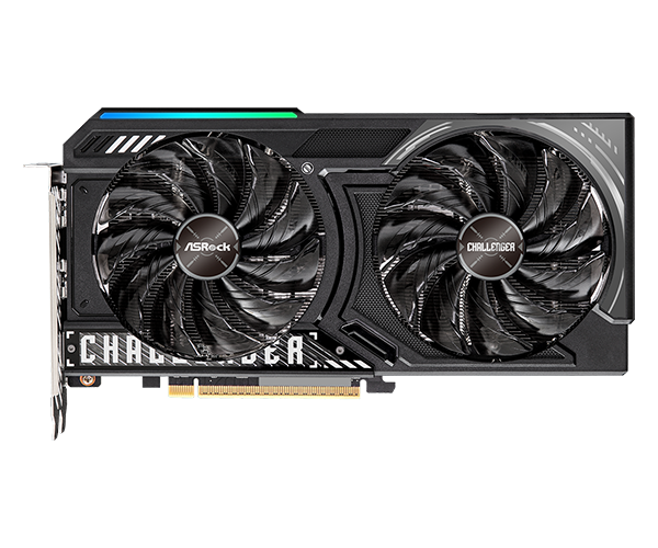 Tarjeta De Video Asrock Amd Radeon Rx 9060 Xt Challenger Oc/8gb Gddr6/pcie 5.0 X 16/128 Bits/boost Clock 3290 Mhz/dual Fan Con Indicador Led/1 Hdmi 2.1/2 Displayport 2.1/resolucion Max 8k
