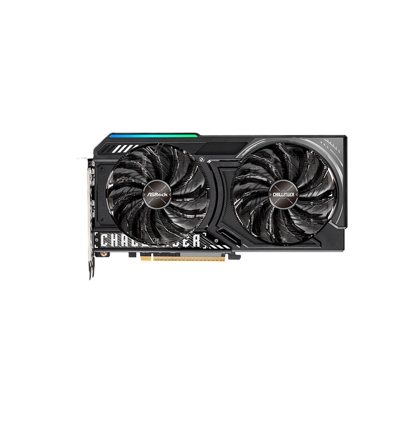 Tarjeta De Video Asrock Amd Radeon Rx 9060 Xt Challenger Oc/8gb Gddr6/pcie 5.0 X 16/128 Bits/boost Clock 3290 Mhz/dual Fan Con Indicador Led/1 Hdmi 2.1/2 Displayport 2.1/resolucion Max 8k