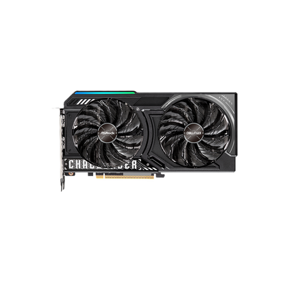 Tarjeta De Video Asrock Amd Radeon Rx 9060 Xt Challenger Oc/8gb Gddr6/pcie 5.0 X 16/128 Bits/boost Clock 3290 Mhz/dual Fan Con Indicador Led/1 Hdmi 2.1/2 Displayport 2.1/resolucion Max 8k